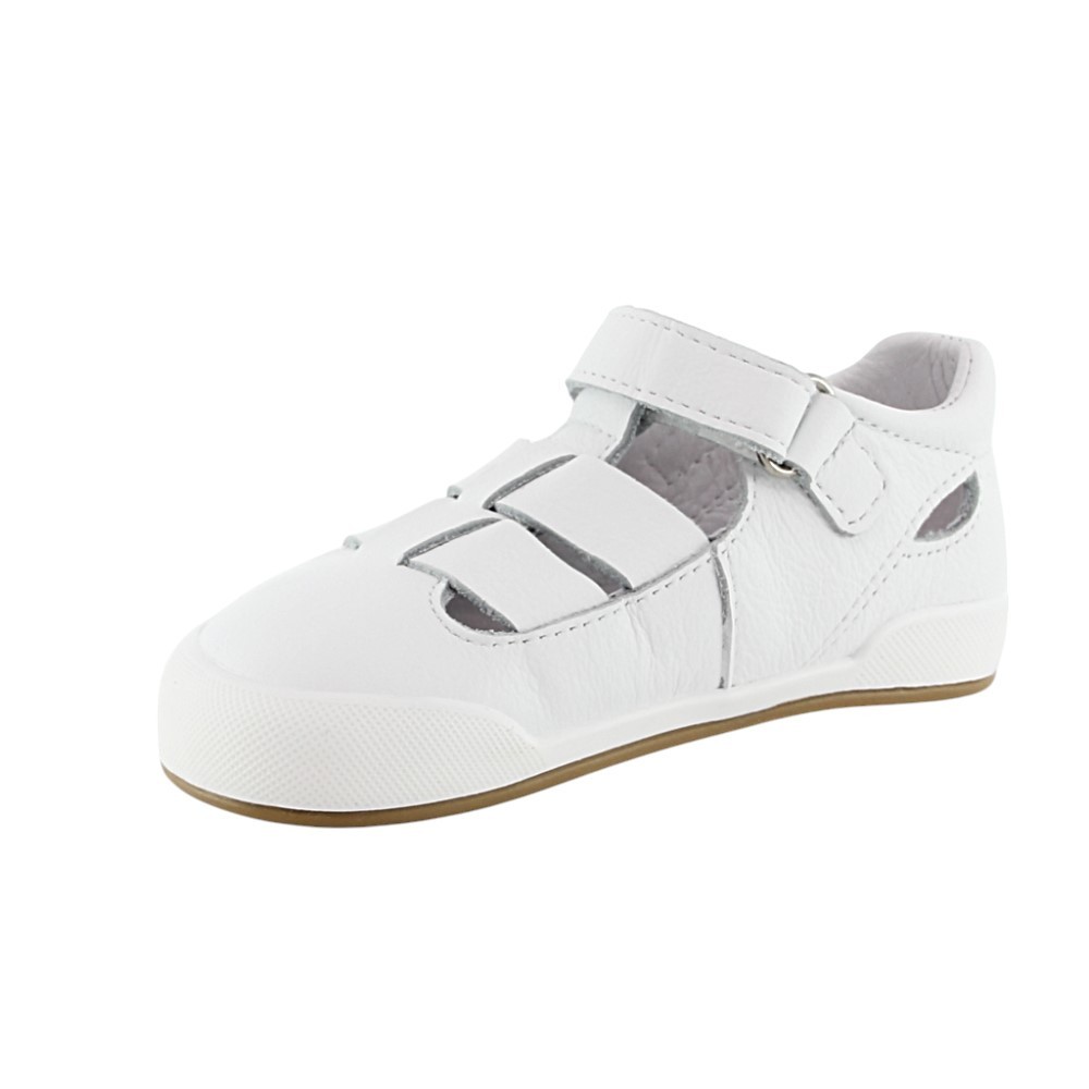 Sandalias cerradas barefoot Blanditos Oceano Blanco
