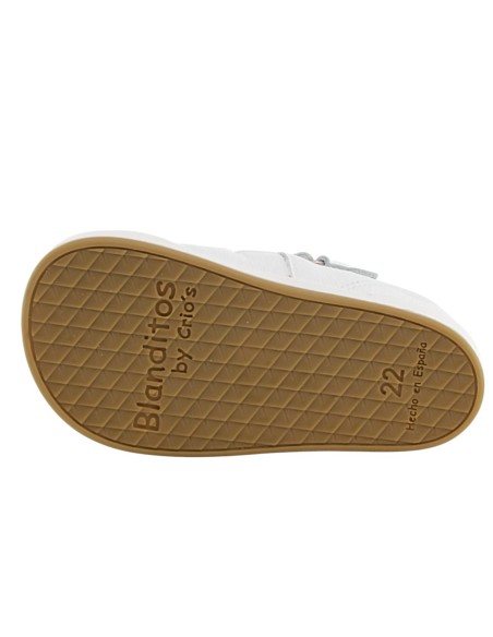 Sandalias cerradas barefoot Blanditos Oceano Blanco