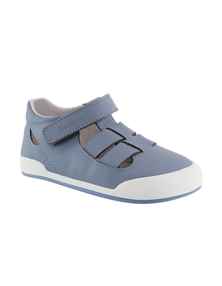 Sandalias cerradas barefoot Blanditos Oceano Azul