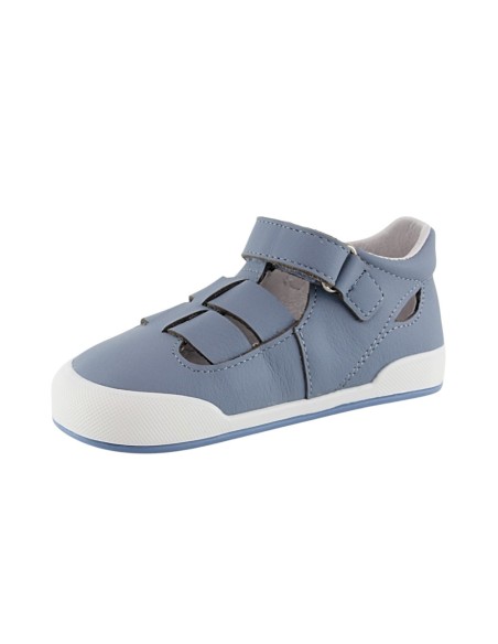 Sandalias cerradas barefoot Blanditos Oceano Azul