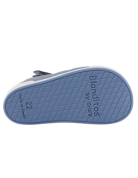 Sandalias cerradas barefoot Blanditos Oceano Azul