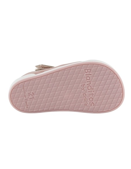 Sandalias cerradas barefoot Blanditos Oceano Rosa