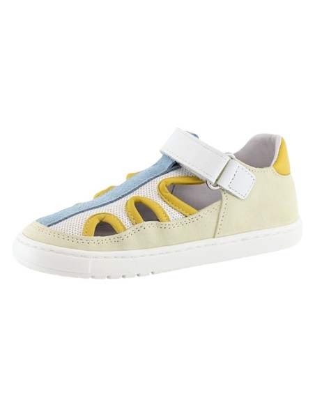 Sandalias cerradas barefoot Blanditos Multo amarillo