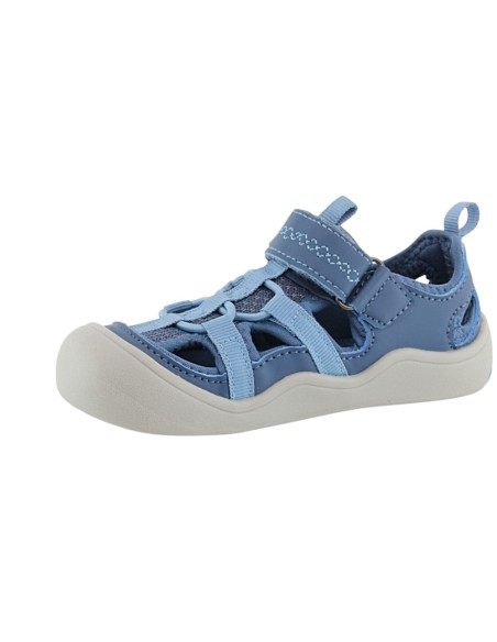 Sandalia deportiva barefoot Blanditos Olimpo Azul