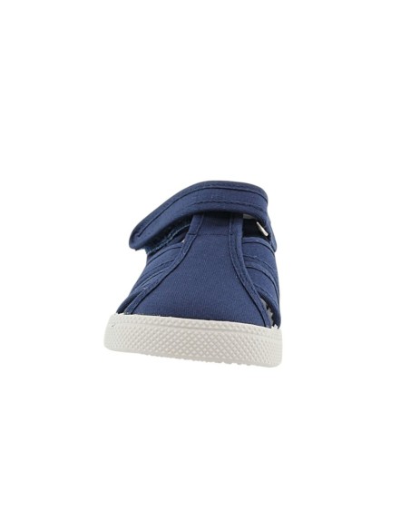 Sandalias de lona respetuosas Blanditos Mango Azul