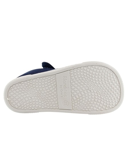 Sandalias de lona respetuosas Blanditos Mango Azul