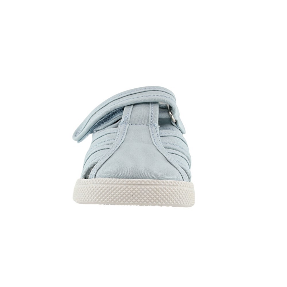Sandalias de lona respetuosas Blanditos Mango Celeste