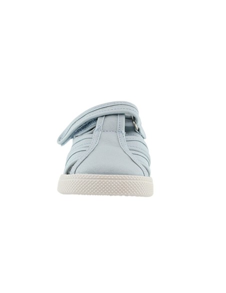 Sandalias de lona respetuosas Blanditos Mango Celeste
