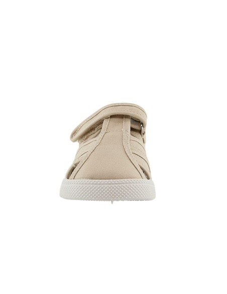 Sandalias de lona respetuosas Blanditos Mango Beige