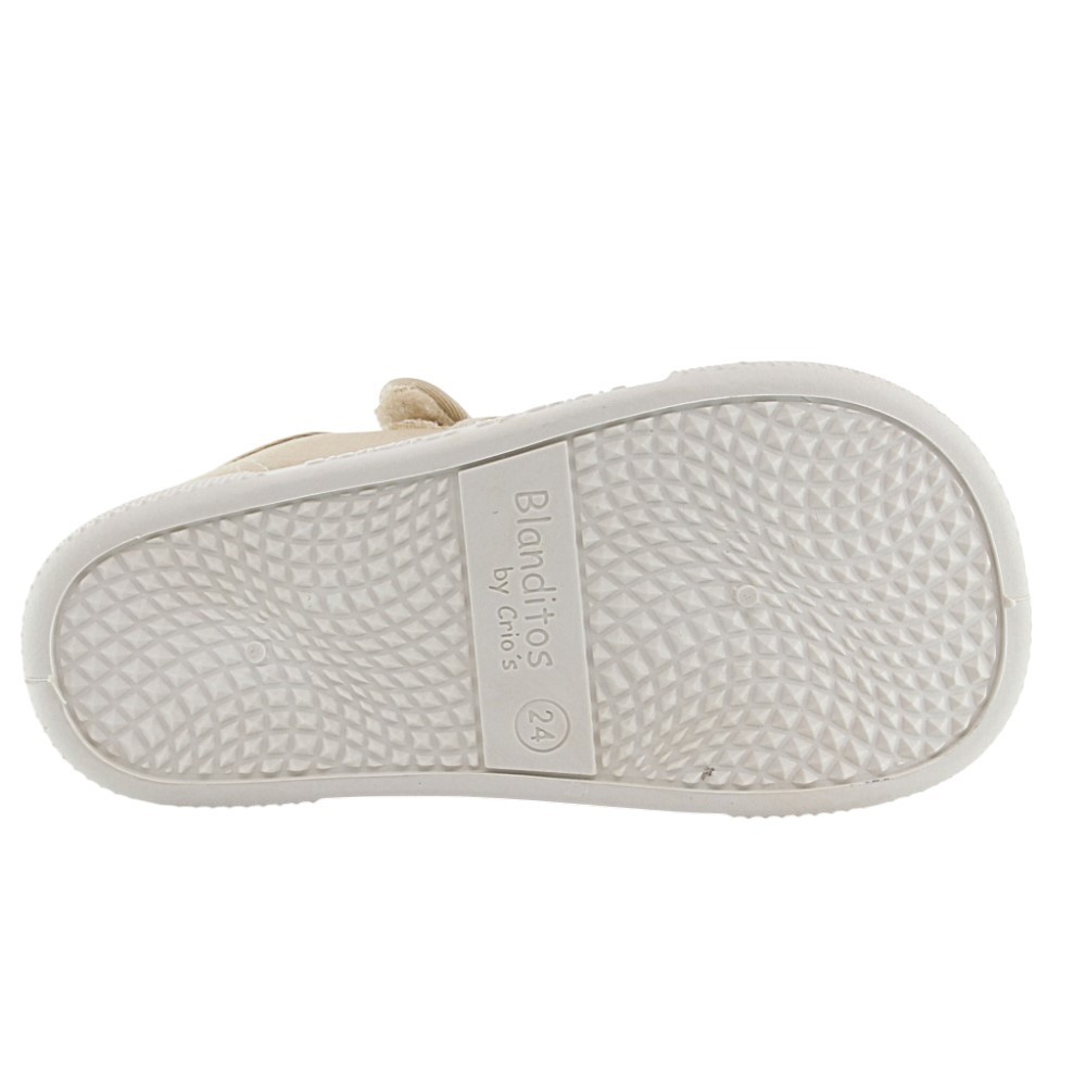 Sandalias de lona respetuosas Blanditos Mango Beige