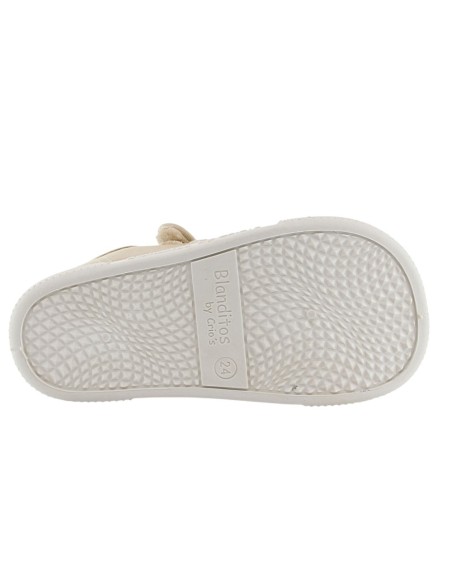 Sandalias de lona respetuosas Blanditos Mango Beige