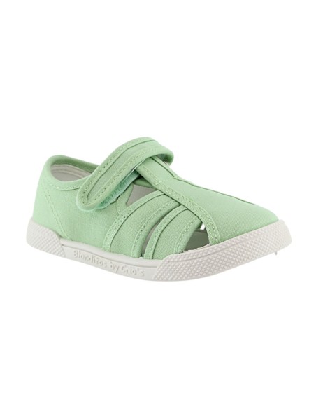 Sandalias de lona respetuosas Blanditos Mango Verde