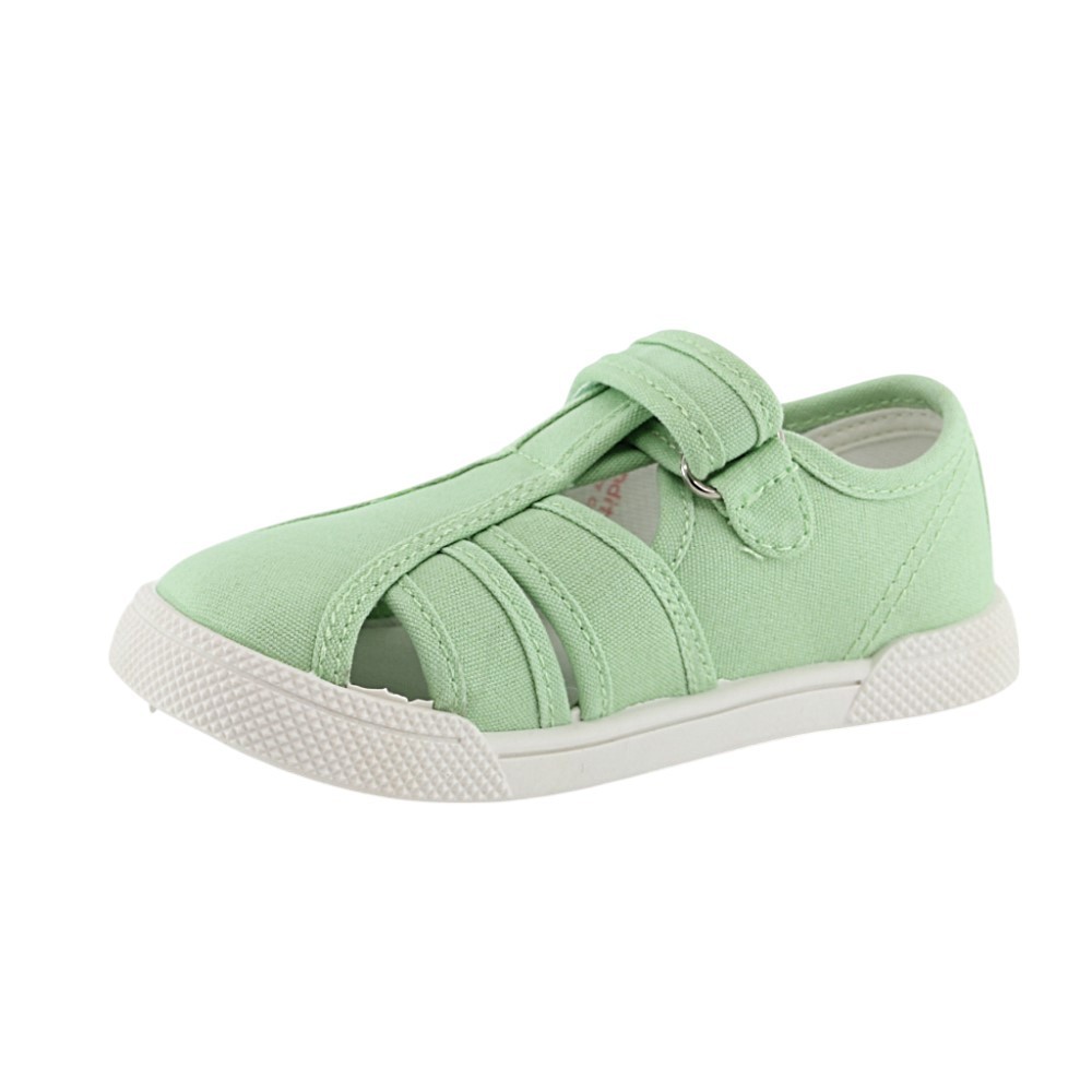Sandalias de lona respetuosas Blanditos Mango Verde