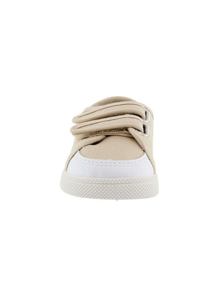 Zapatillas barefoot de lona Blanditos Coco Beige