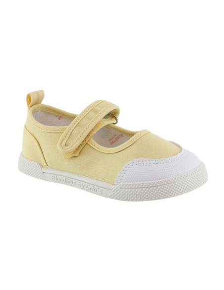 Merceditas de lona barefoot Blanditos Fresa Amarillo