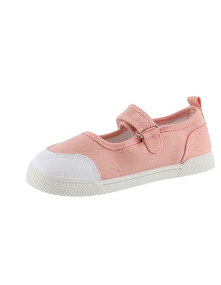 Merceditas de lona barefoot Blanditos Fresa Rosa