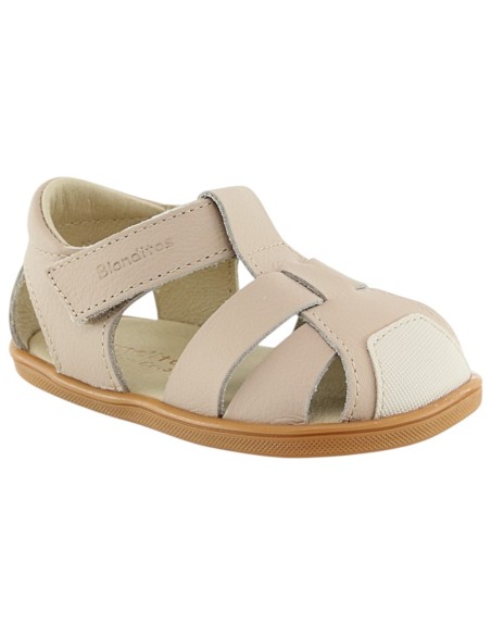 Sandalias barefoot Blanditos Costa beige