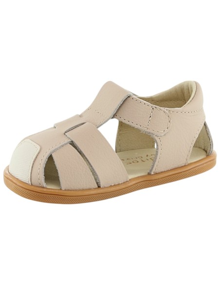 Sandalias barefoot Blanditos Costa beige
