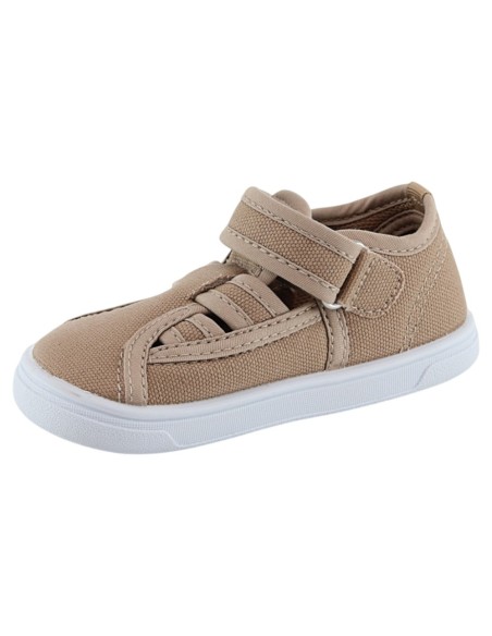 Sandalias de lona barefoot Blanditos Molly Tierra