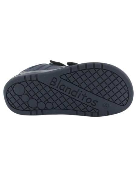 Zapatos colegiales barefoot Blanditos Aneto Marino
