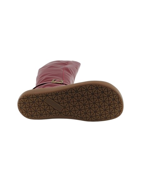 Botas altas barefoot Blandy's Soho Cereza interior borreguito