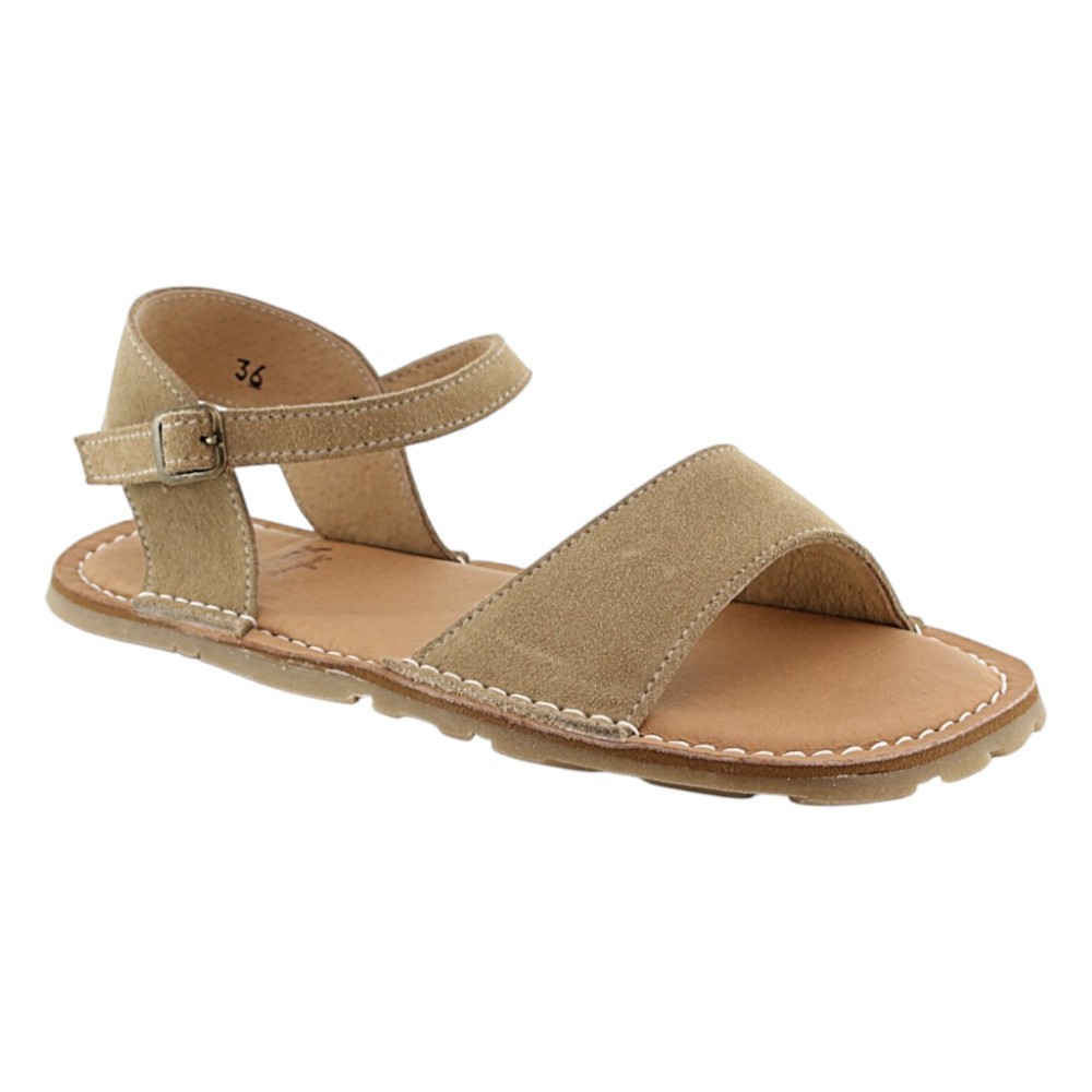 Sandalias barefoot Boston Aitana Serraje Marrón
