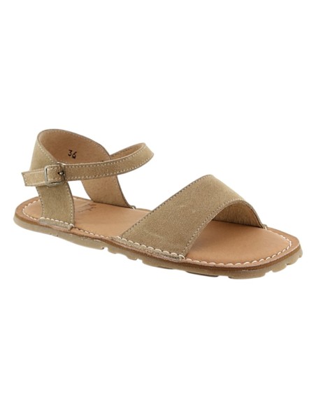Sandalias barefoot Boston Aitana Serraje Marrón