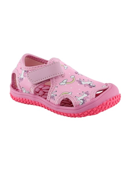 Sandalias de agua Bubble Kids Unicornios Rosa