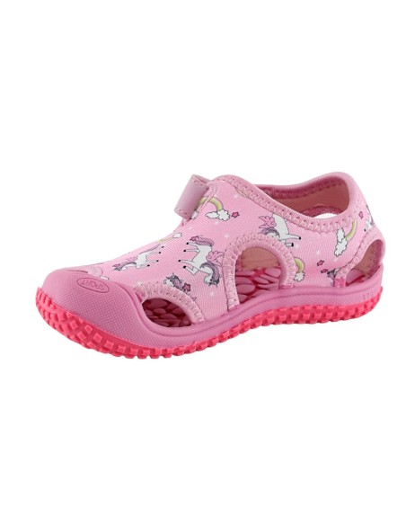 Sandalias de agua Bubble Kids Unicornios Rosa