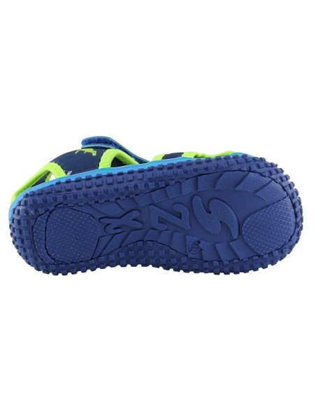 Sandalias de agua Bubble Kids Dinos Azul-Verde