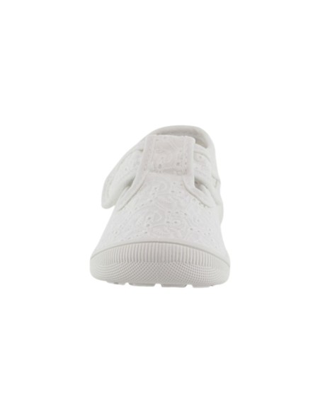 Zapatillas de lona abiertas Chicco Coddy Blanco