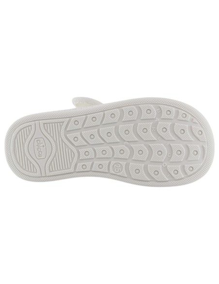 Zapatillas de lona abiertas Chicco Coddy Blanco