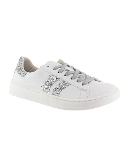 Zapatillas barefoot Coqueflex 4385 Piso Nayla Blanco-Plata