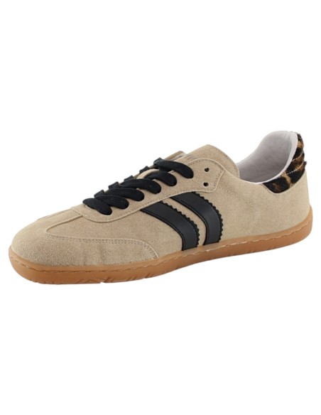 Zapatillas barefoot Coqueflex 4415 Piso Adam Marrón-Leopardo