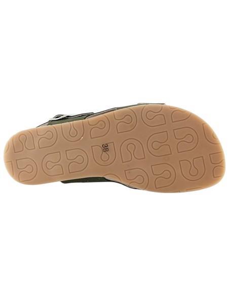 Sandalias barefoot Coqueflex 1560 3 hebillas Kaki