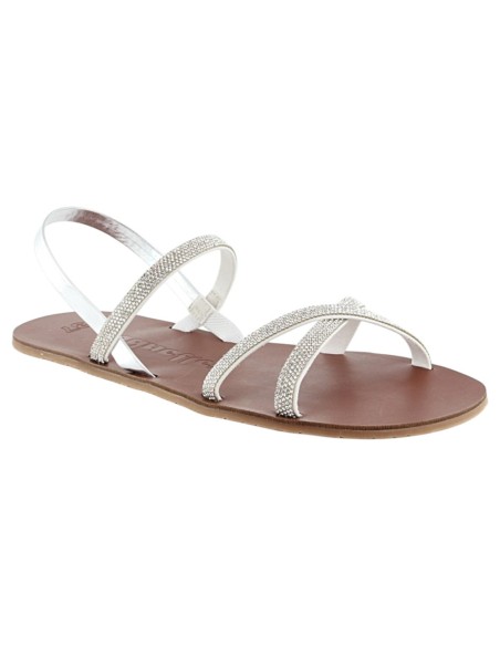 Sandalias barefoot Coqueflex 1563 Blanco Brilli