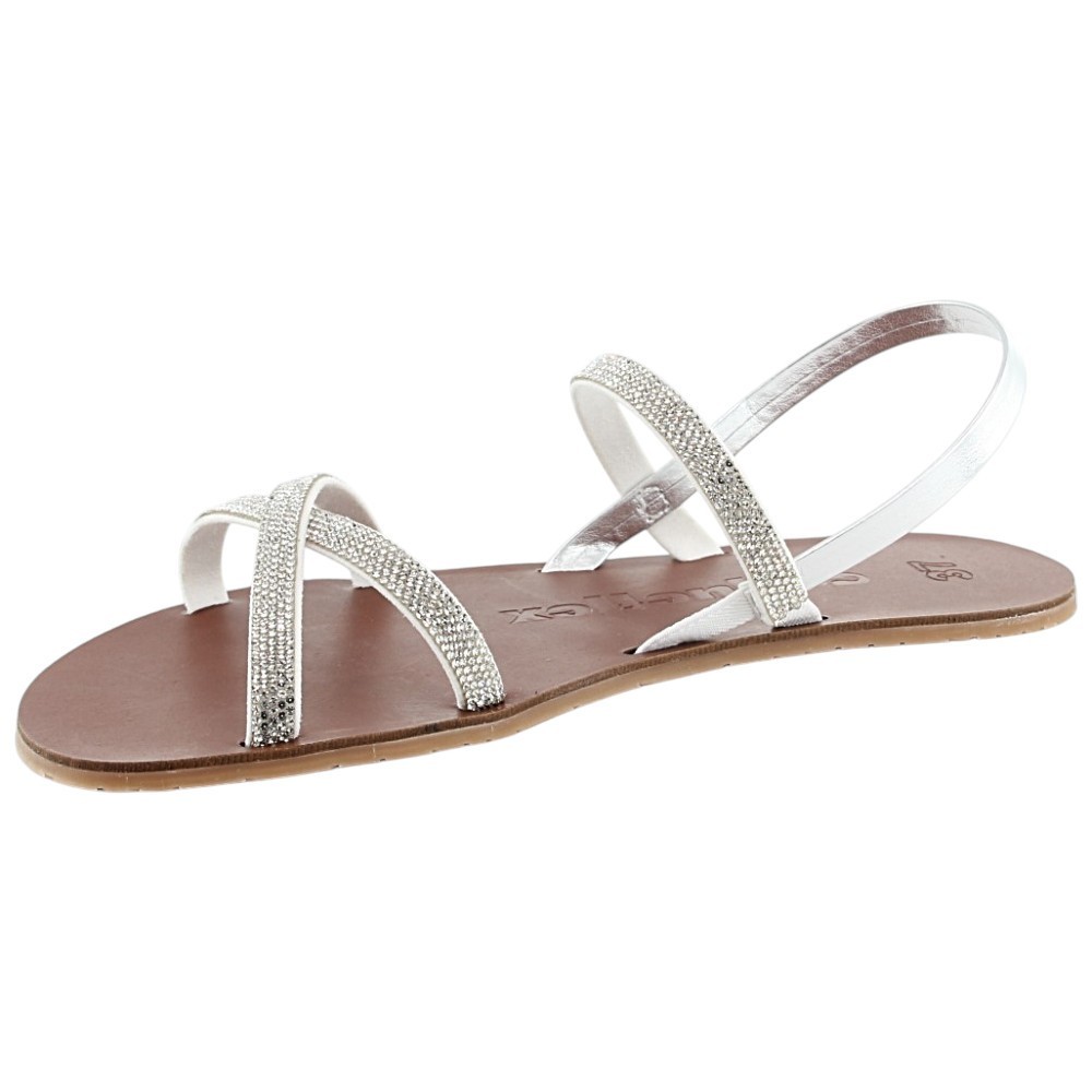 Sandalias barefoot Coqueflex 1563 Blanco Brilli