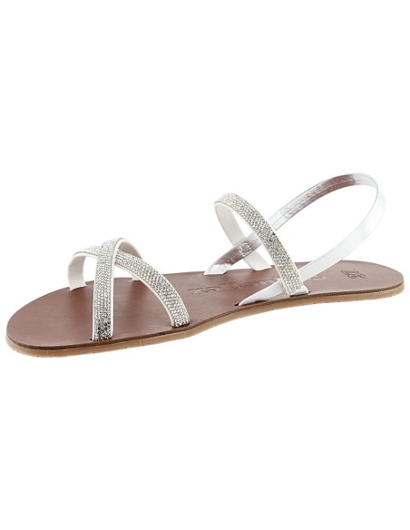 Sandalias barefoot Coqueflex 1563 Blanco Brilli