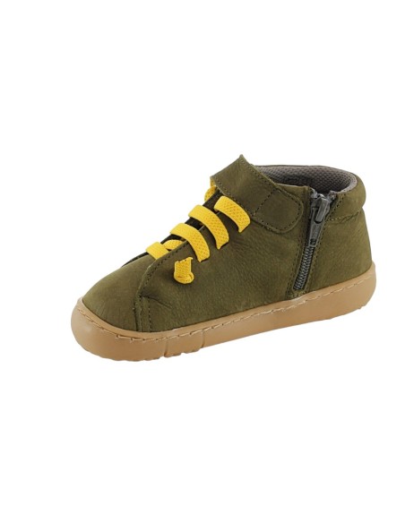 Zapatos abotinados barefoot Coqueflex 1531 Verde