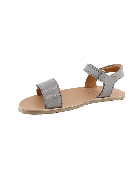 Sandalias barefoot Froddo Flexy Lia Gris Plateado