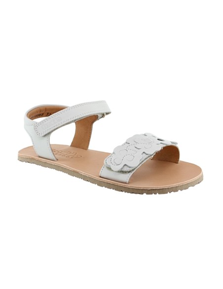 Sandalias barefoot Froddo Flexy Flowers Blanco