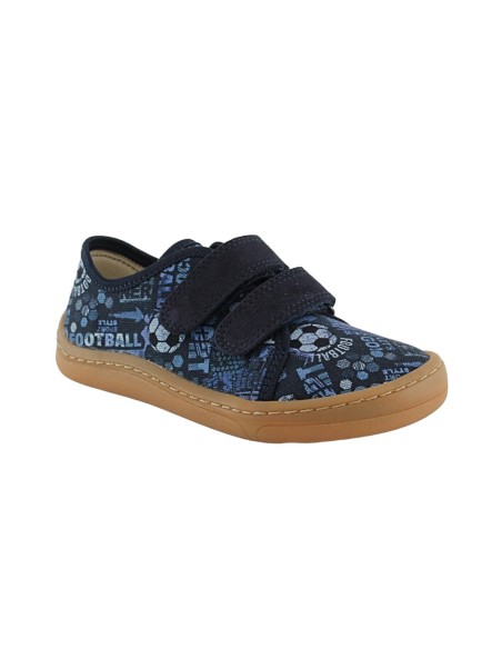 Zapatillas respetuosas Froddo Barefoot Futbol Azul