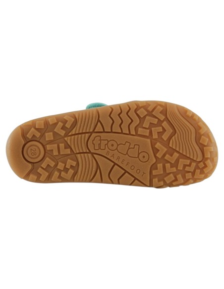 Zapatillas de lona barefoot Froddo Flores Menta