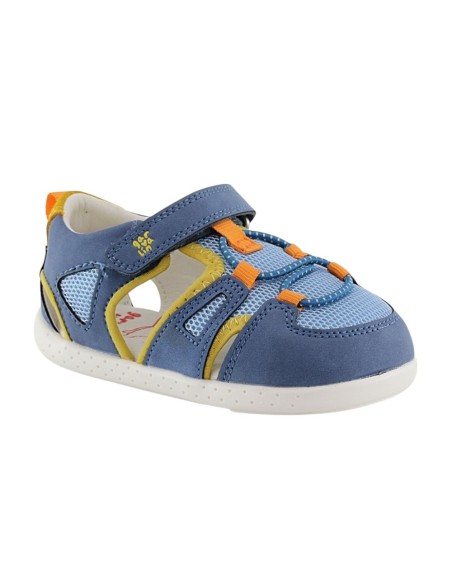 Sandalias respetuosas Garvalín 25236 Azul-Amarillo
