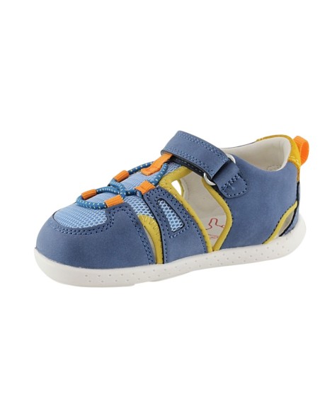 Sandalias respetuosas Garvalín 25236 Azul-Amarillo