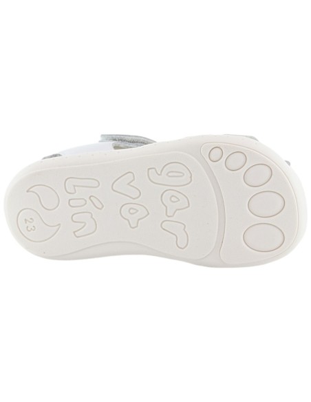 Sandalias barefoot Garvalín 262325 Blanco-Rosa