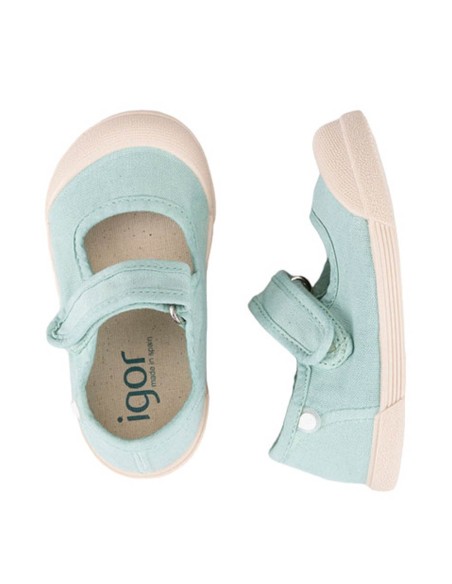 Merceditas barefoot de lona Igor Menta