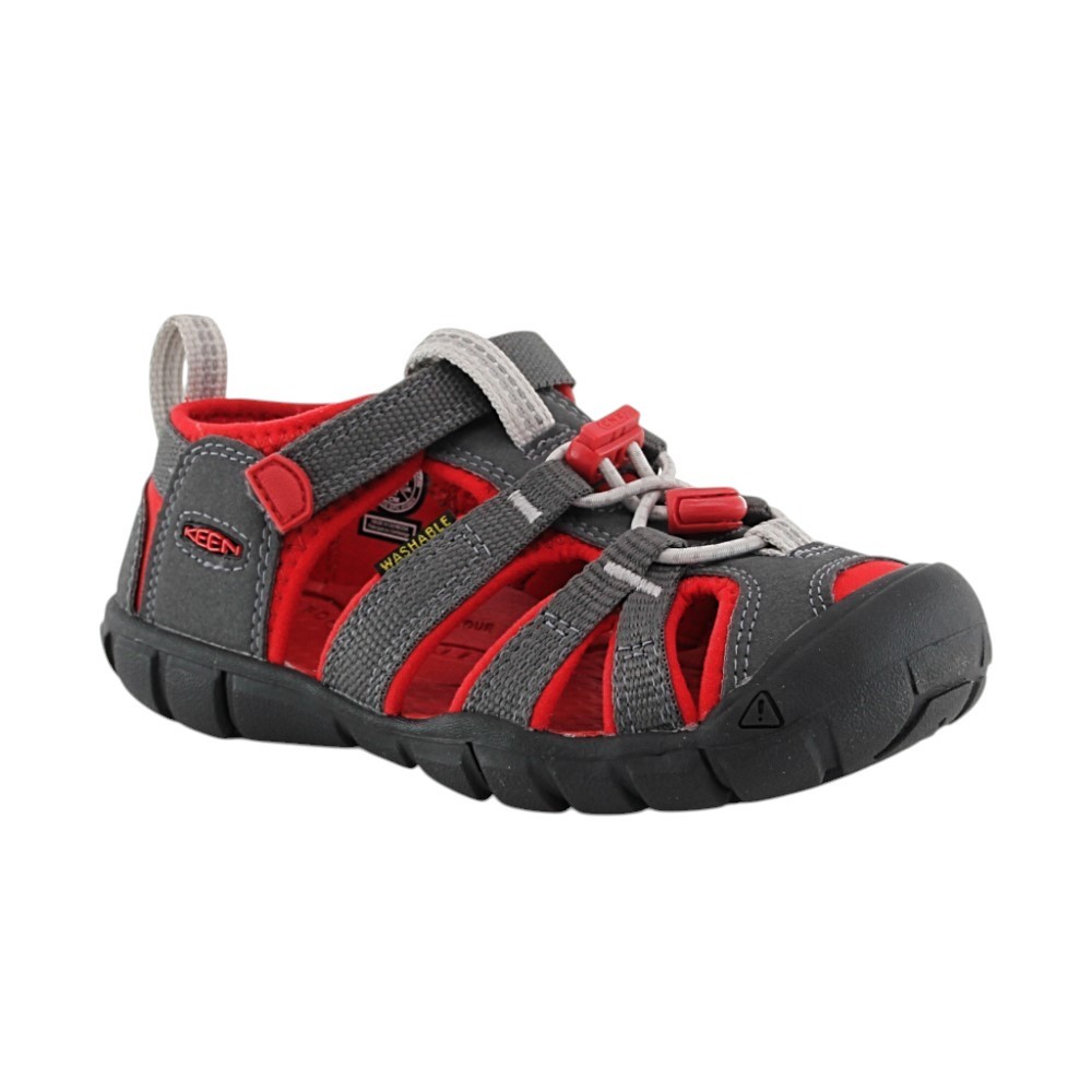 Sandalias Keen Seacamp II CNX Gris-Rojo