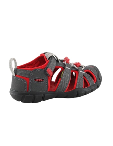 Sandalias Keen Seacamp II CNX Gris-Rojo
