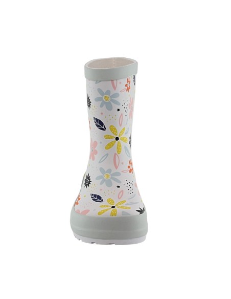 Botas de agua barefoot Koel Blanco flores